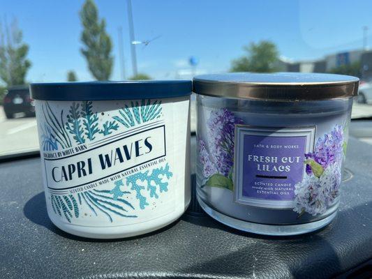 3-wick scented candles