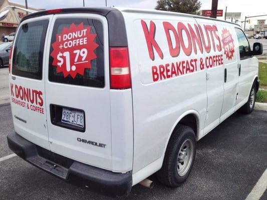 Too lazy to get up out of your cushy office chair and hunt down your own donut? It looks like they deliver!