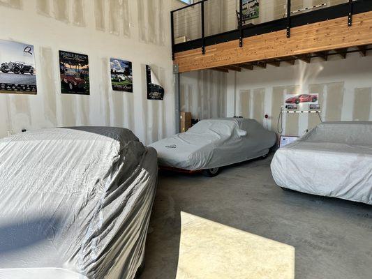 Inside of Garages Of Texas garage condo.