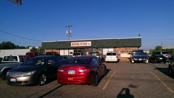 Storefront view of the Royal Star Diner