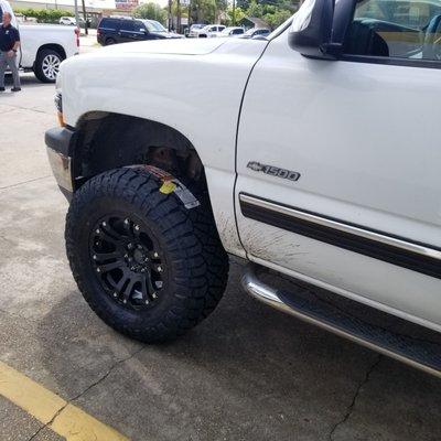 Friendly service, very accommodating, Great tires and rims for a great price what else can I say, very thorough.