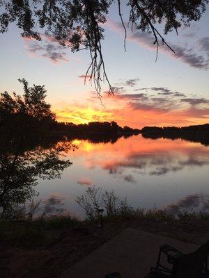 Lake Frye at sunrise