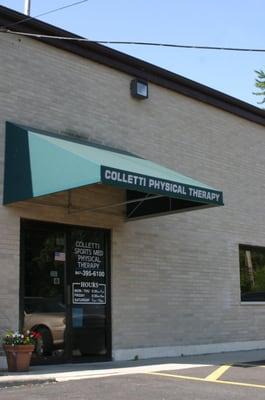 Our entrance with the green awning (Antioch, IL)