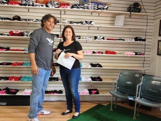 Founder and owner of Youth Nation, Alex Quesada at the grand opening!