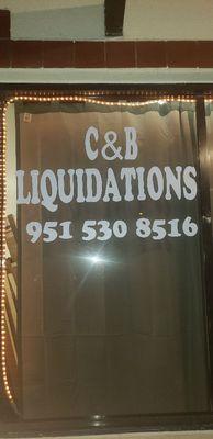 Liquidation items from big box stores low prices.