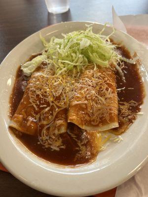 Cheese enchiladas