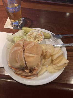 Wisconsin Cheddar Burger (cheese sauce)