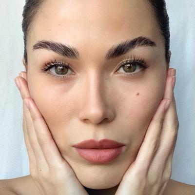 japan-made flat sable set & brows