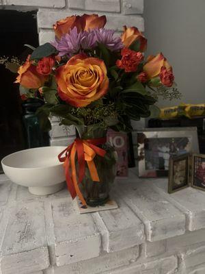 Bouquet from Fannys Flower shop in Oakland Park, FL.