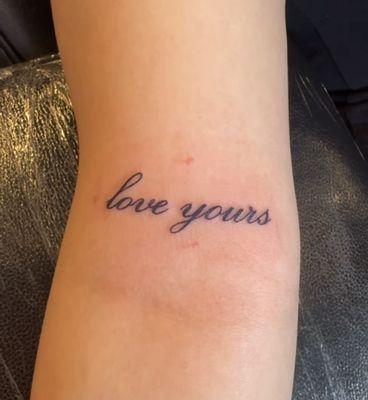 Tattoo done by Stephanie