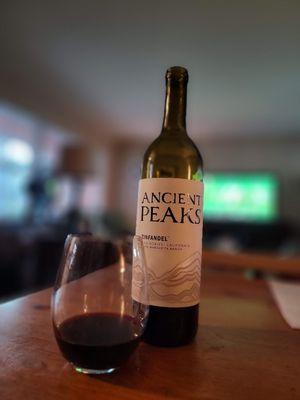 When your church friend jaunts to Paso Robles and brings you back a Zinfandel. God Bless Linda!