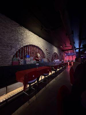 Bar vibes and the amazing bartender Adam!