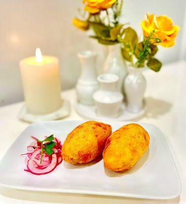 Papa rellena de carne