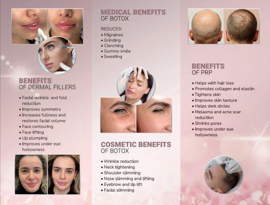 Other services we offer, Botox, Dermal Filler, PRP Hair Growth & Collagen Boosting, Laser Hair Removal