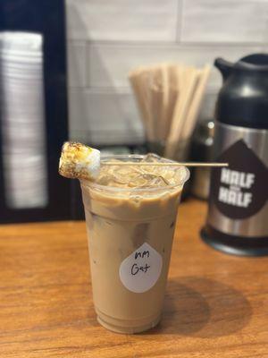 Toasted marshmallow latte