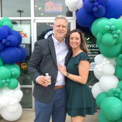 Hunter and Amanda Youngblood are the owners of Clover Pack and Ship