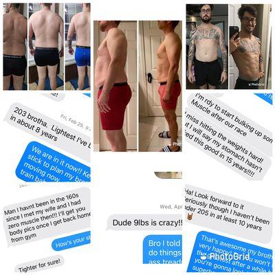 Proof in the text messages I get!! I have the plan to lose weight in weeks!! NOT MONTHS!