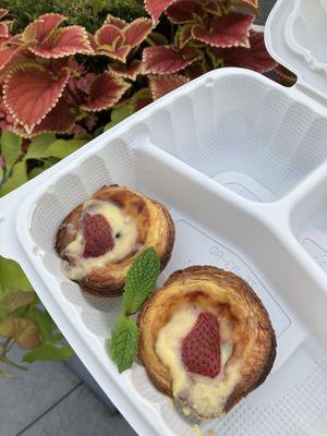 vanilla custard tart