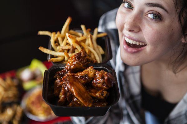 Fresh Wings / over 18 homemade sauces . award winning! ALL THE LUV