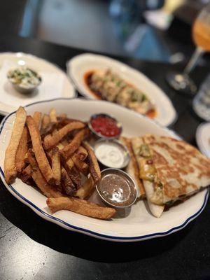 Chicken fajita quesadilla