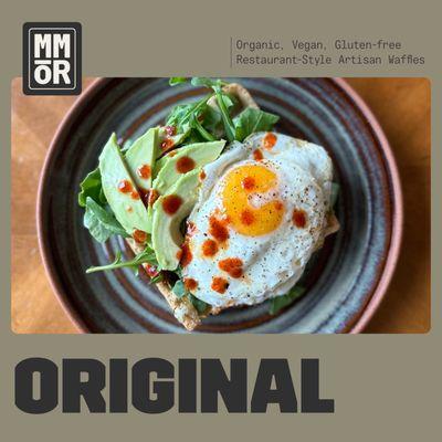 Savory suggestion; arugula, avocado,
fried egg, a dash of hot sauce