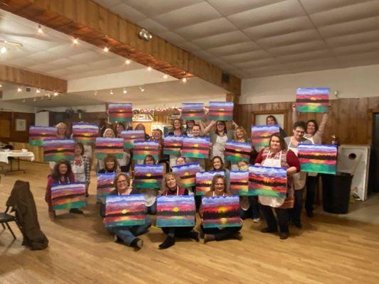 Art Painting Class & Wine Parties By Pouneh
