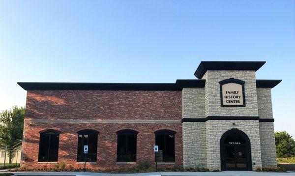 The newest addition to the museum grounds, the Family History Center. Phase Two is coming soon!