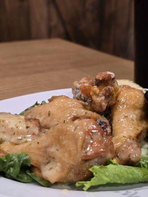 Chicken parmesan wings at the Amish Country Kitchen