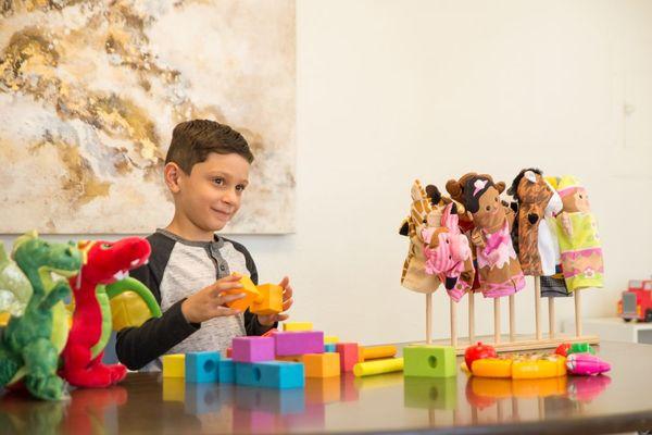 Specialized Play Therapy for kids.