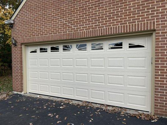 New garage door! Call us today and get a free estimate for a new garage door!