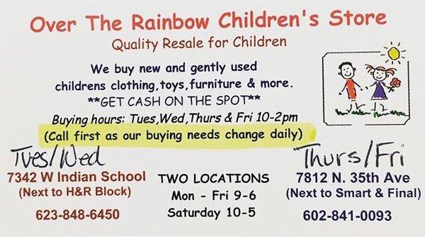 Over the Rainbow Children's Store