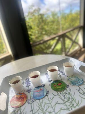 Tea samples