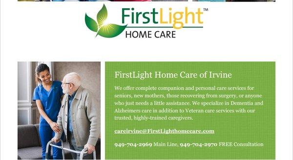 FirstLight Home Care of Irvine