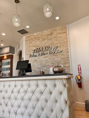 She's located inside the tHAIRapy Salon and dry bar