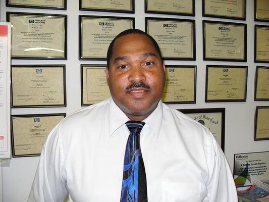 Ron Hoff in our Front Loby