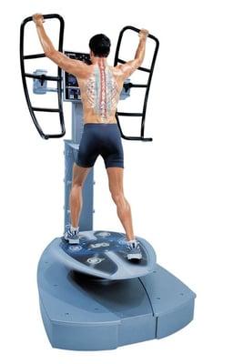 SpineForce- A core strengthening machine created to enhance athletic performance, reduce elderly falls, and stabilize the spine.
