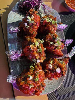 Tasty chicken drumettes but prefer a smaller drumette