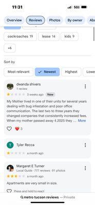 they deleted my review off of their google reviews ! that just shows they aren't willing to fix anything just hide it!!