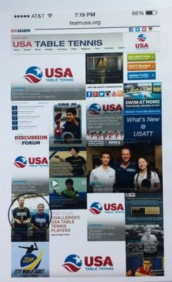 KTTC Doubles Team Dan Millare and Greg Kerkow is one (1) week Frontpage of USATT Website!