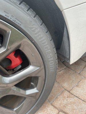 Low profile tire we got In April 2022