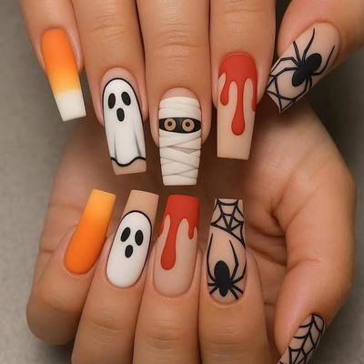 Halloween nail inspired