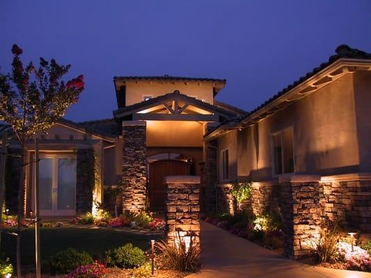 Add beauty and security to your home with low voltage lighting