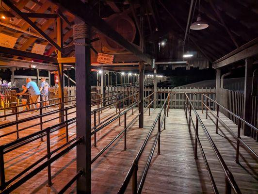 Waiting for The Beast at night