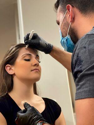 First receiving a full explanation of what to expect & how many units will be used.