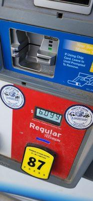 $0.55 cheaper a few blocks away