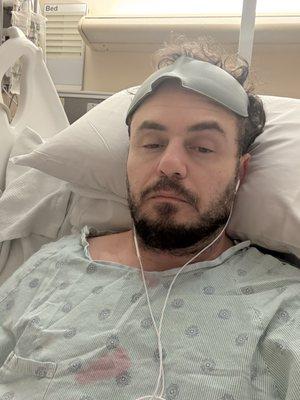 Coughing up blood from CPAP