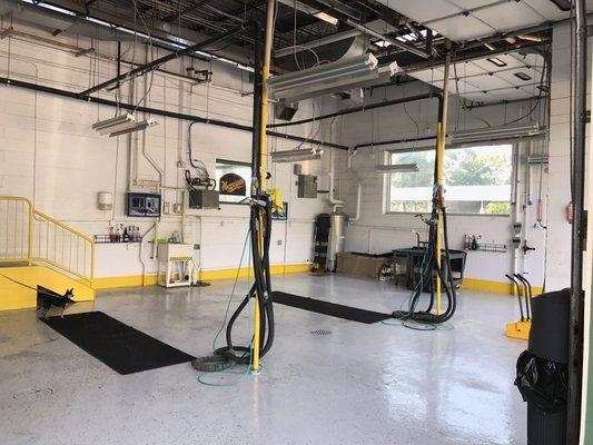 Our newly renovated detail bays.