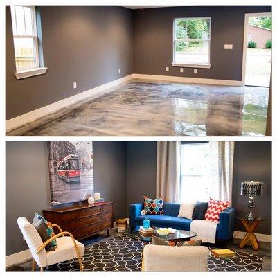 Home Staging: 17th Ave N. (Before & After)