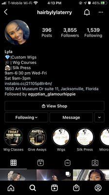 Text messages between Lyla Terry and myself