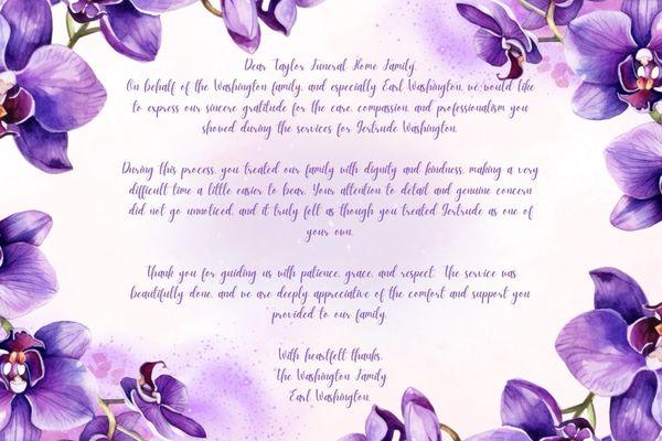 Ronald Taylor II Funeral Home